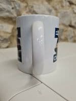 British Rail Class 89 Badger Loco Cup Mug BR 1980s 89001 GNER