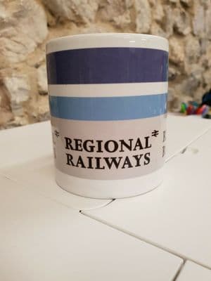 British Rail Regional Railways Logo Livery Railway Cup Mug