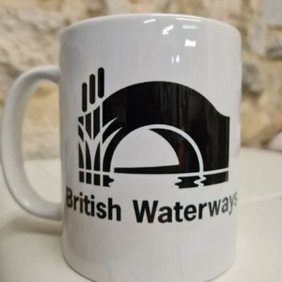 British Waterways Canal retro mug cup perfect gift souvenir narrowboat barge