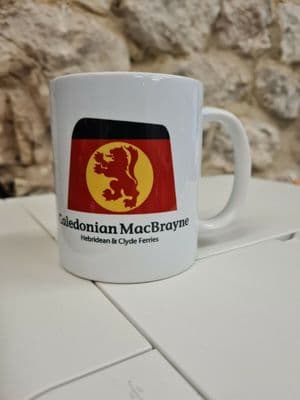 Caledonian MacBrayne Ferries logo mug cup ferry ferries Scotland