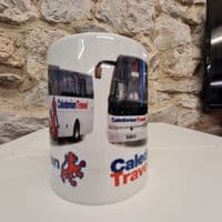 Caledonian Travel Bus Coach Cup Mug Travel Holidays Scotland coaches transport