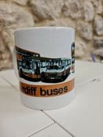 Cardiff Buses Bus 1980s Cup Mug Wales Cymru