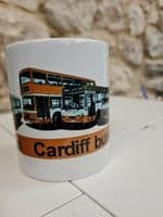 Cardiff Buses Bus 1980s Cup Mug Wales Cymru