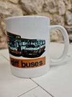 Cardiff Buses Bus 1980s Cup Mug Wales Cymru