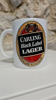 Carling Black Label mug / cup Unofficial retro design iconic beer ale lager