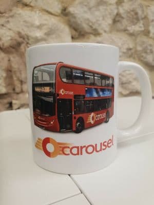 Carousel London Buses Bus Cup Mug logo