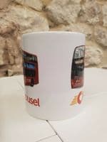 Carousel London Buses Bus Cup Mug logo
