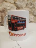 Carousel London Buses Bus Cup Mug logo