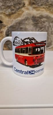Central Scottish SMT Bus graphic Cup Mug Alexander Y Type coach buses