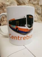 Centre Bus Logo Cup / Mug Centrebus Grantham Leicester Luton Stevenage Buses