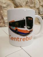 Centre Bus Logo Cup / Mug Centrebus Grantham Leicester Luton Stevenage Buses