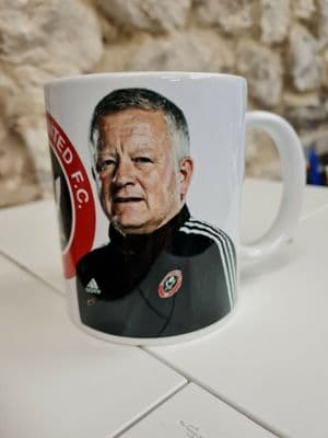 Chris Wilder football manager mug / cup
