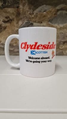 Clydeside Scottish buses Coach mug cup 1980s Advertising transport SBG