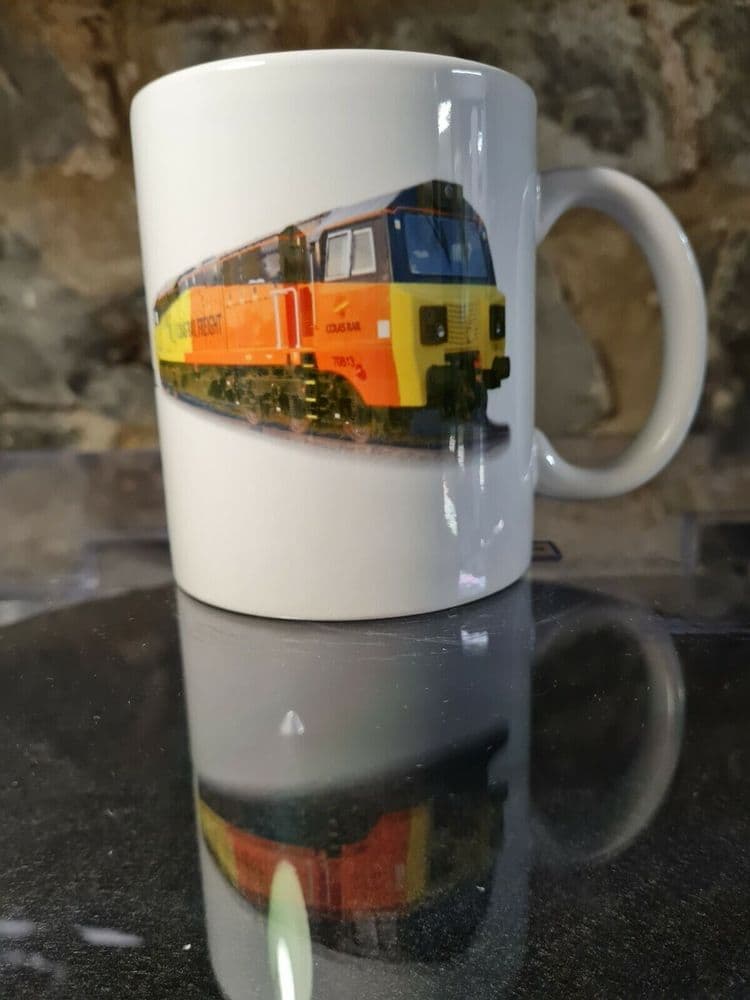 Colas Rail Class 70 Freight Engine Railway Cup Mug British
