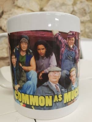 Common as Muck Cup Mug Roy Hudd Edward Woodward 1990s binmen UK TV drama