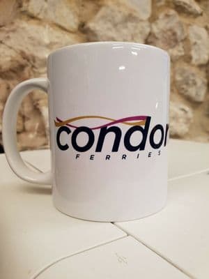 Condor Ferries logo mug cup ferry