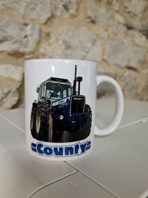 County 1184 Tractor Cup Mug Farmer Agriculture Gift Present Ford
