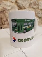 Crosville Bus Cup Mug 1970s 80s Leyland National NBC buses driver