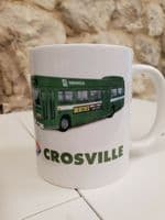Crosville Bus Cup Mug 1970s 80s Leyland National NBC buses driver
