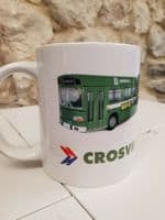 Crosville Bus Cup Mug 1970s 80s Leyland National NBC buses driver