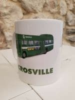Crosville Bus Cup Mug 1970s 80s Leyland National NBC buses driver