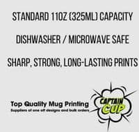 Dandy Comic look mug cup funny gift Desperate Dan Korky the Cat Beryl Peril