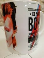 David Bowie Ziggy Stardust Hammersmith Odeon gig 1973 Cup Mug London