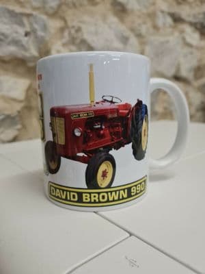 David Brown 990 Tractor Cup Mug Farmer Agriculture Gift Present