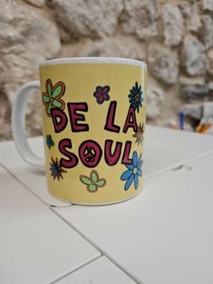 De La Soul Mug Cup Three 3 Feet High and Rising inspired mug Magic Number