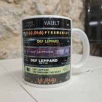 Def Leppard Cassette Tape collection unofficial Cup Mug Sheffield UK