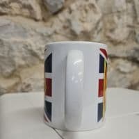 Def Leppard unofficial Cup Mug Union Jack design Sheffield UK