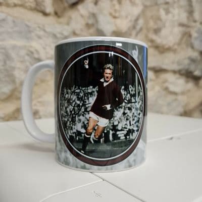 Denis Law Football Legend Cup Mug Manchester / Scotland The King Lawman Dennis