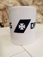 DFDS Ferries logo mug cup ferry