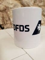 DFDS Ferries logo mug cup ferry