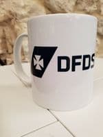 DFDS Ferries logo mug cup ferry