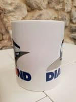 Diamond Bus Cup Mug Minibus Optare Graphic leaflet timetable buses