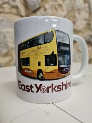 East Yorkshire Bus Cup Mug Hull Scarborough Bridlington East Riding