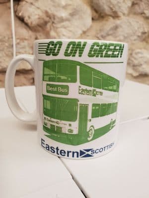 Eastern Scottish Bus Group Cup Mug timetable design 