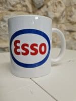 Esso Petrol Oil mug cup retro vintage nostalgia motor racing ExxonMobil