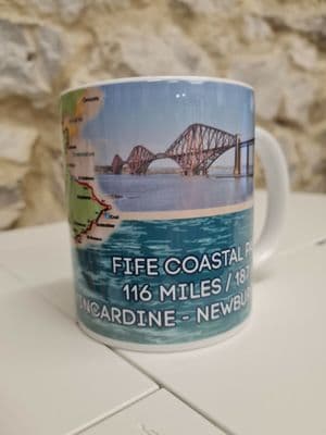 Fife Coastal Path cup mug perfect souvenir 116 mile walk Kincardine Newburgh