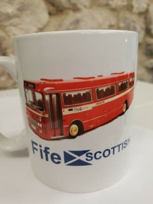 Fife Scottish Bus Group Cup Mug Alexander Y Type coach in Fife livery SBG BUSES