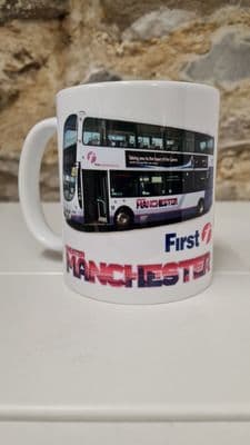 First Bus Greater Manchester Transport Cup Mug Bee Network