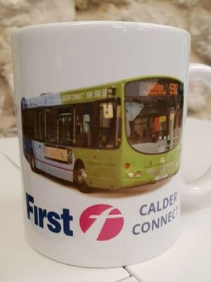 First Bus West Yorkshire Calder Connect Logo Cup Mug Enviro in Calder livery