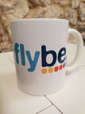 Fly be FlyBe Logo Cup Mug perfect gift Aviation plane spotter enthusiast