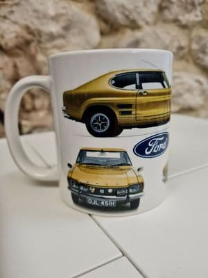 Ford Capri 1970s Cup Mug Classic car Gift Present