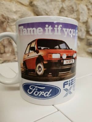 Ford Fiesta XR2 1980s advert Cup Mug Gift Present car