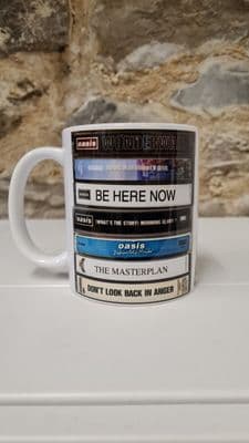 Gallagher Band Tapes Cassettes Cup Mug Wonderwall