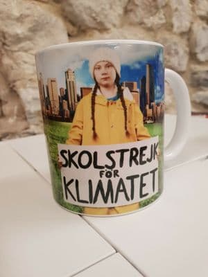 Greta Thunberg Climate Change Action Cup Mug