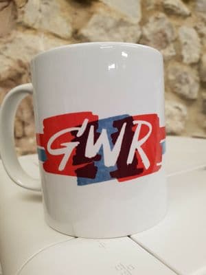 GWR FM Radio Cup Mug UK 1980s Bristol Bath Wiltshire BBC ILR Radio West Wilts