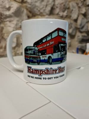 Hampshire Bus Transport Cup Mug Perfect gift buses Southampton
